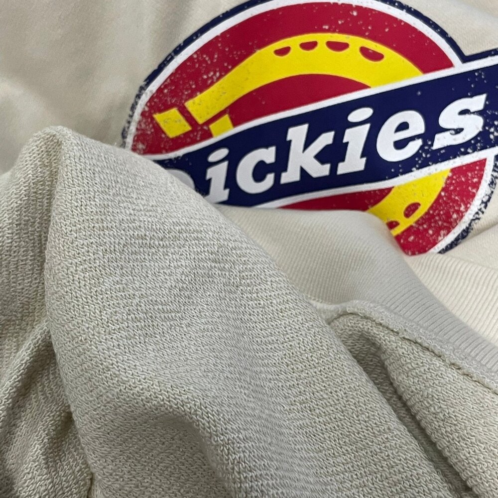 Dickies 迪凱思 2021 秋冬季新款經典大LOGO帽T 休閒 長袖帽T 情侶衣 長袖帽T 內針織 刷舊-圖片-6