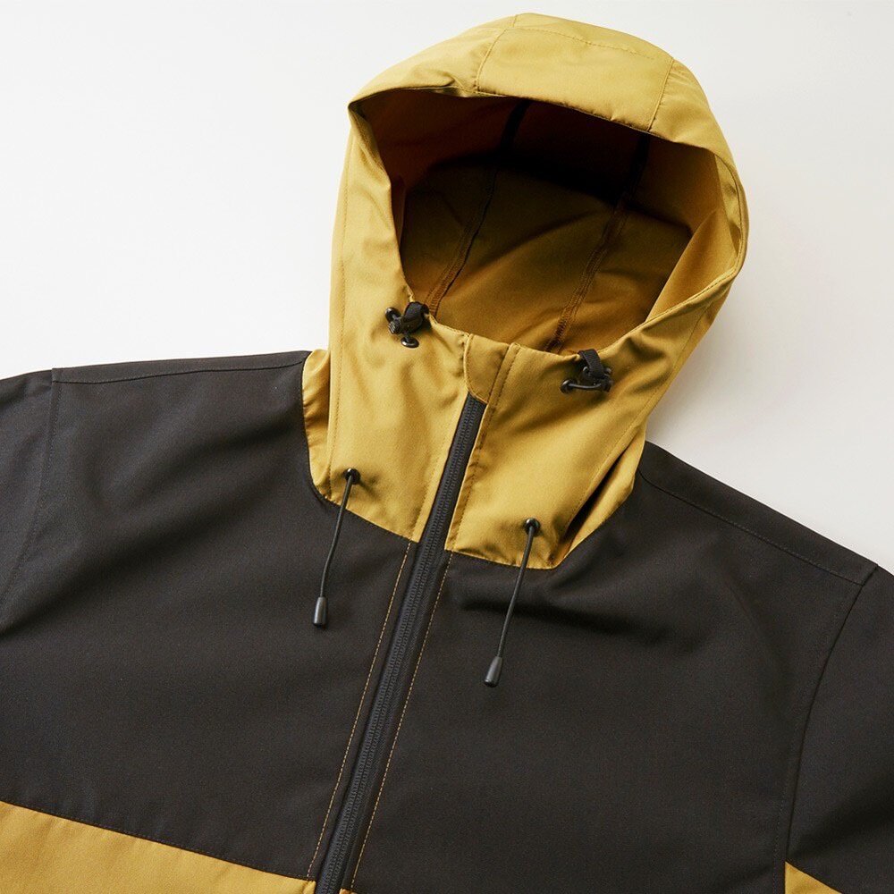 United Athle 日本 UA 風衣外套 機能防潑水 單層硬挺 防風 房水 拼接款 外套-圖片-4