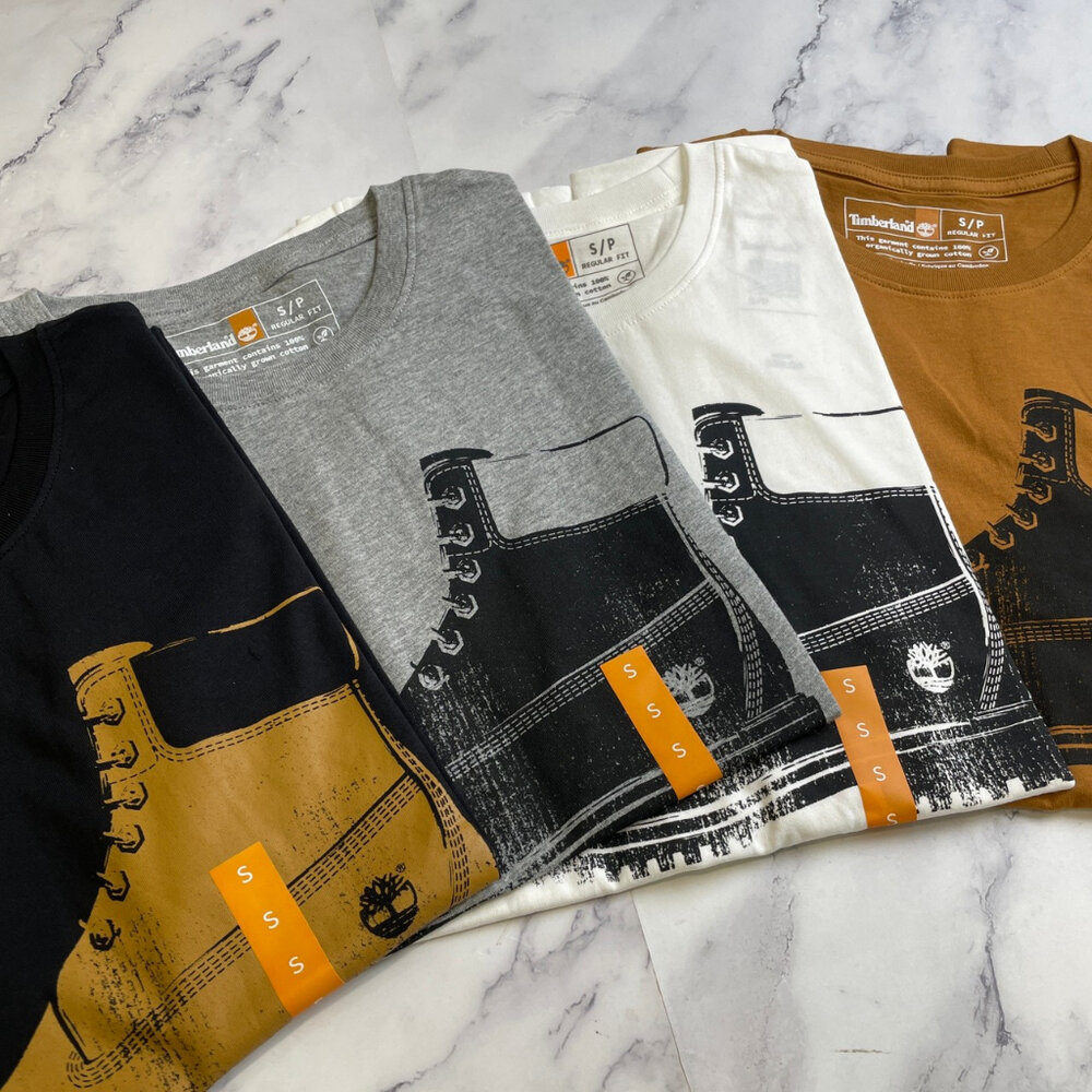 Timberland 踢不爛 特色 上衣 短袖t恤 經典LOGO 上衣 休閒短袖 男裝 短袖-圖片-2