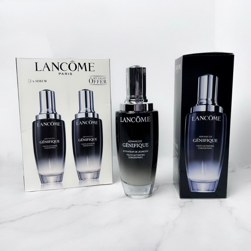 16599712213-LANCOME 蘭蔻 超未來肌因賦活露100ml小黑瓶 國際航空版 即期品