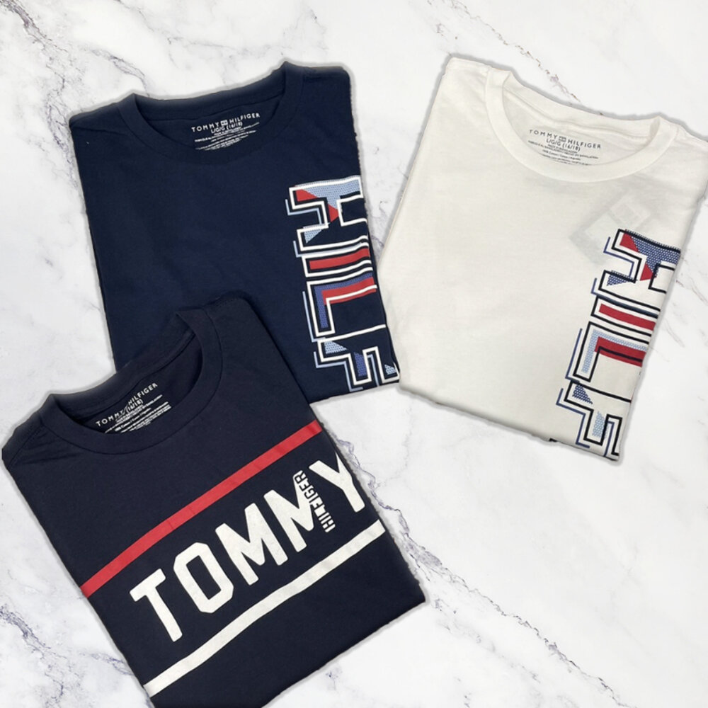 16661012335-Tommy Hilfiger 短袖 上衣 青年版  短Tee 情侶裝 TOMMY 短袖