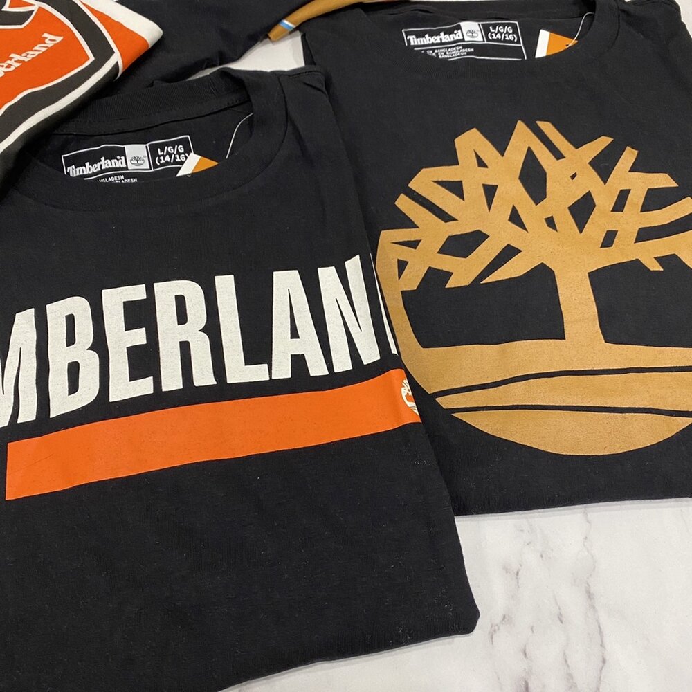 timberland 短袖 t 恤 大Logo 短袖t恤 青年款 衣服 短袖 素t 現貨 t shirt-圖片-4