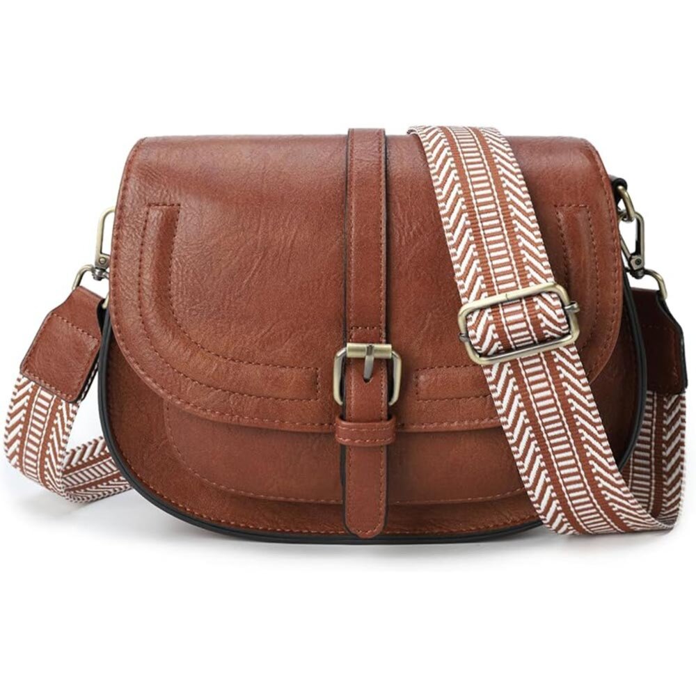 17862468182-AFKOMST 馬鞍包 女款 復古 側背包 肩背包 皮革 母親節禮物