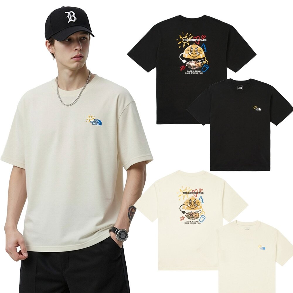 The North Face 北臉 T-Shirt 短袖 Logo 多款 多色 可選 素T 情侶T 11707057-圖片-1