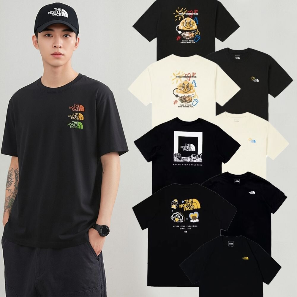 TheNorthFace北臉T-Shirt短袖Logo多款多色可選素T情侶T11707057