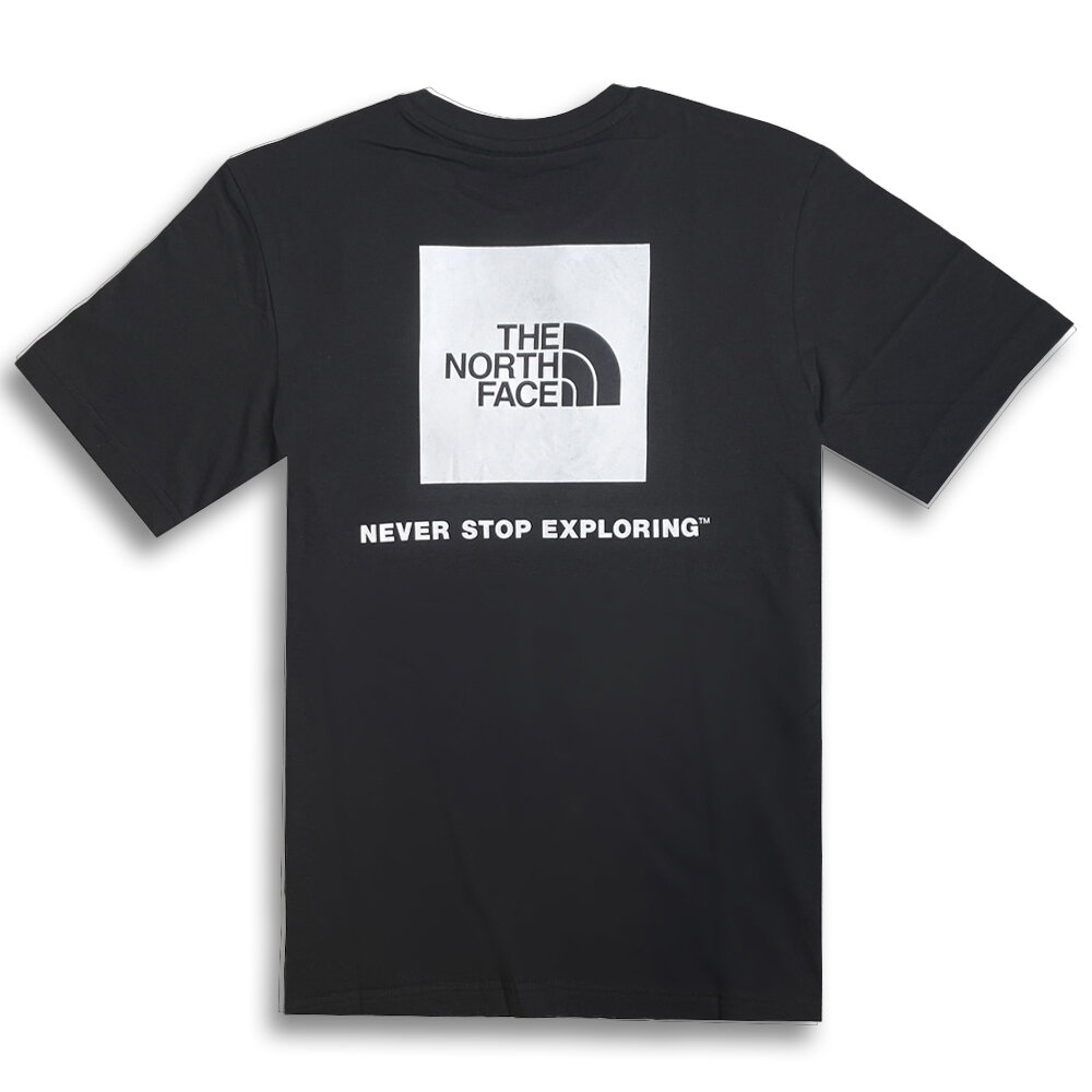 THE NORTH FACE TNF 北臉 短袖 男生上衣 T恤 男短袖 背後BOX 情侶款 美國代購 大尺碼-圖片-2