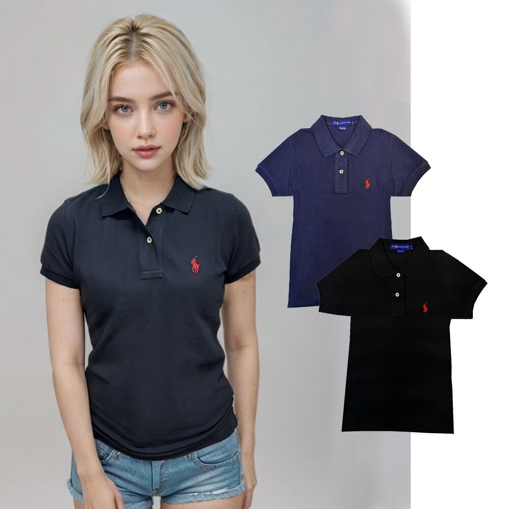 18549715395-RALPH LAUREN 女生 雙扣 經典POLO衫 有腰身 版型偏小