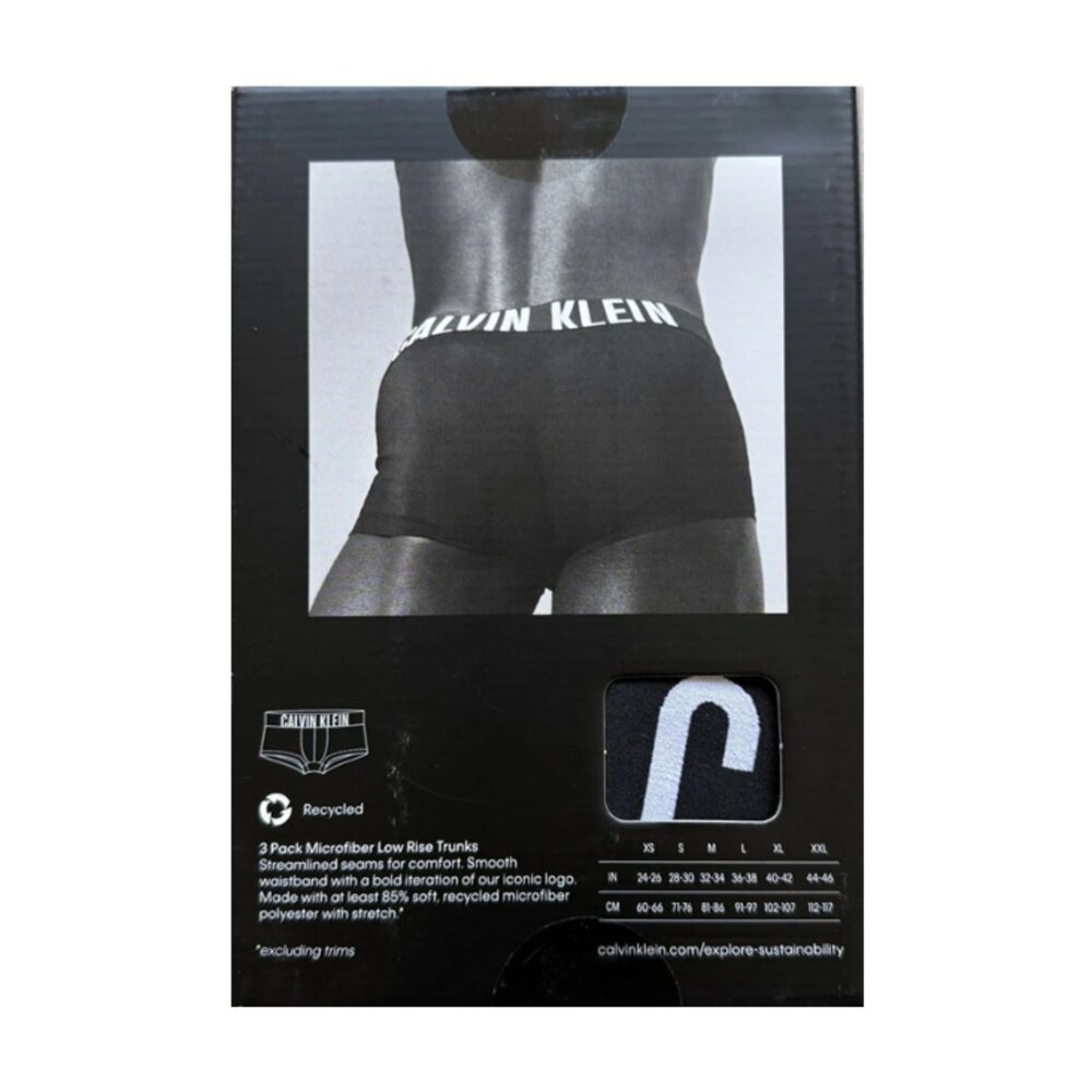 Calvin Klein CK 3入組 超細纖維 速乾排濕 四角褲 運動內褲-圖片-4