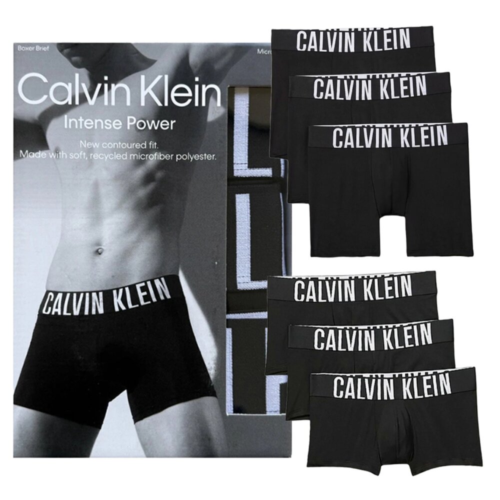 CalvinKleinCK3入組超細纖維速乾排濕四角褲運動內褲