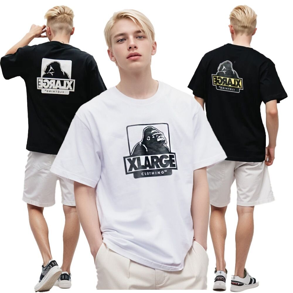 18549715433-XLARGE 金剛 經典LOGO 圓領短袖 上衣 高磅數 男女可穿 短TEE