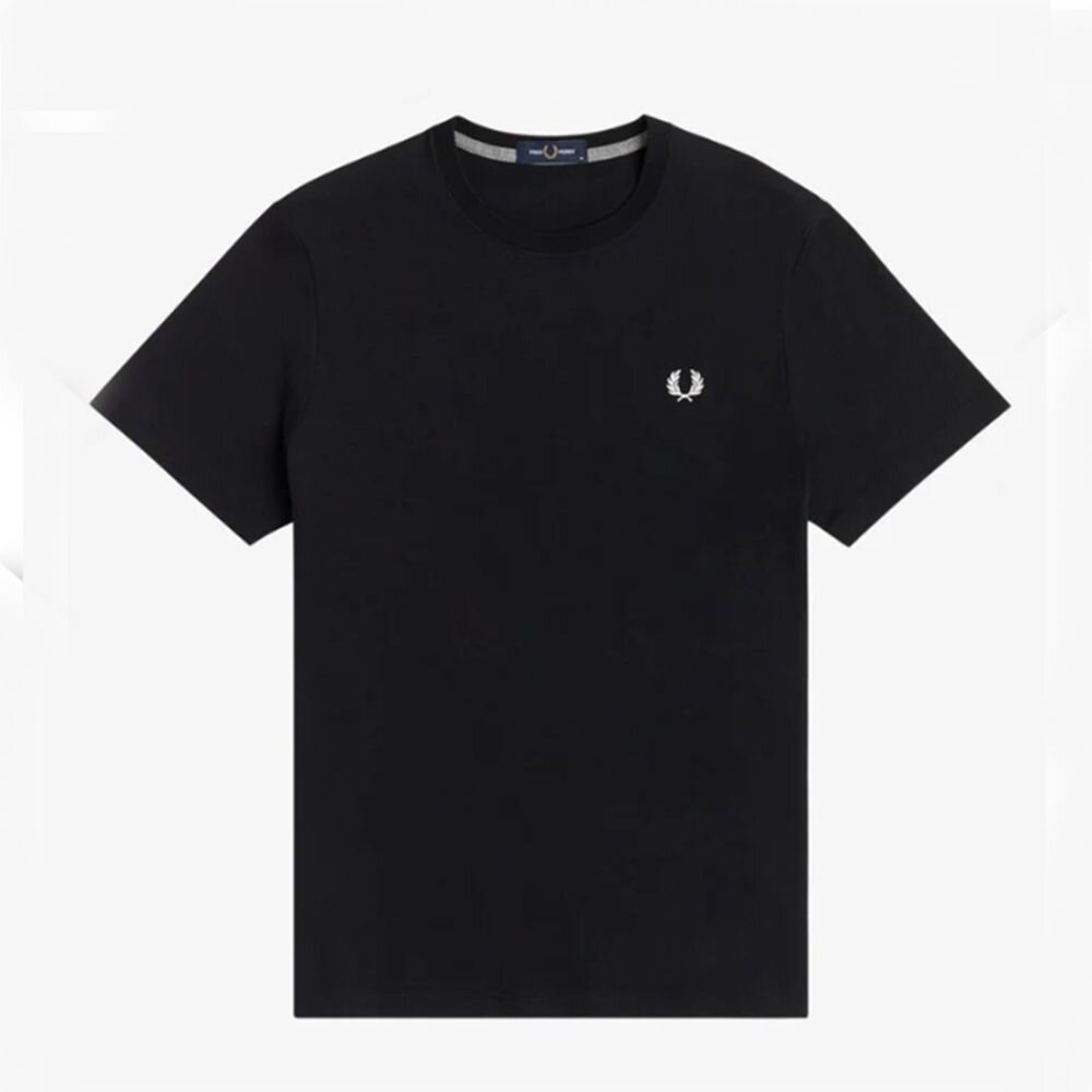 FRED PERRY 男版 胸前刺繡小LOGO短袖 T恤 圓領短袖 上衣 版型偏小-圖片-2