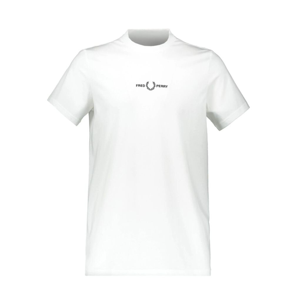 FRED PERRY 胸前刺繡LOGO 短袖 上衣 T恤 男女可穿-圖片-1