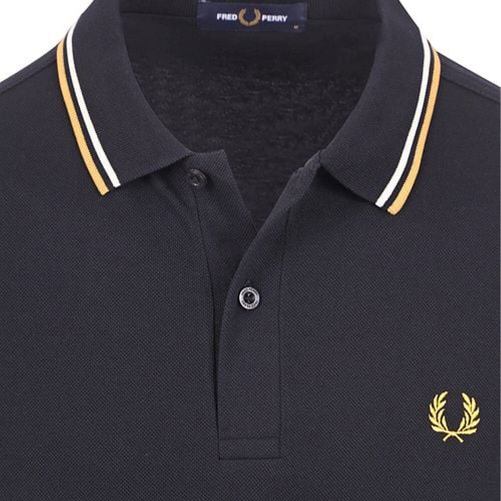 Fred Perry 男生 POLO衫 經典刺繡LOGO 麥穗 桂冠 短袖 上衣 新款-圖片-3