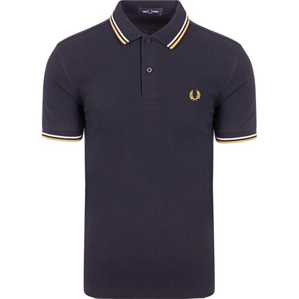 Fred Perry 男生 POLO衫 經典刺繡LOGO 麥穗 桂冠 短袖 上衣 新款-圖片-4