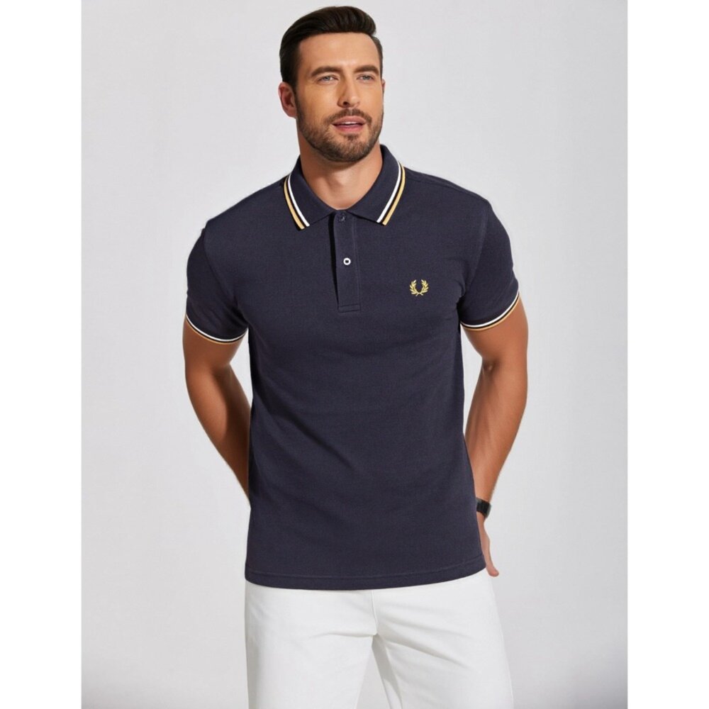 Fred Perry 男生 POLO衫 經典刺繡LOGO 麥穗 桂冠 短袖 上衣 新款-圖片-6