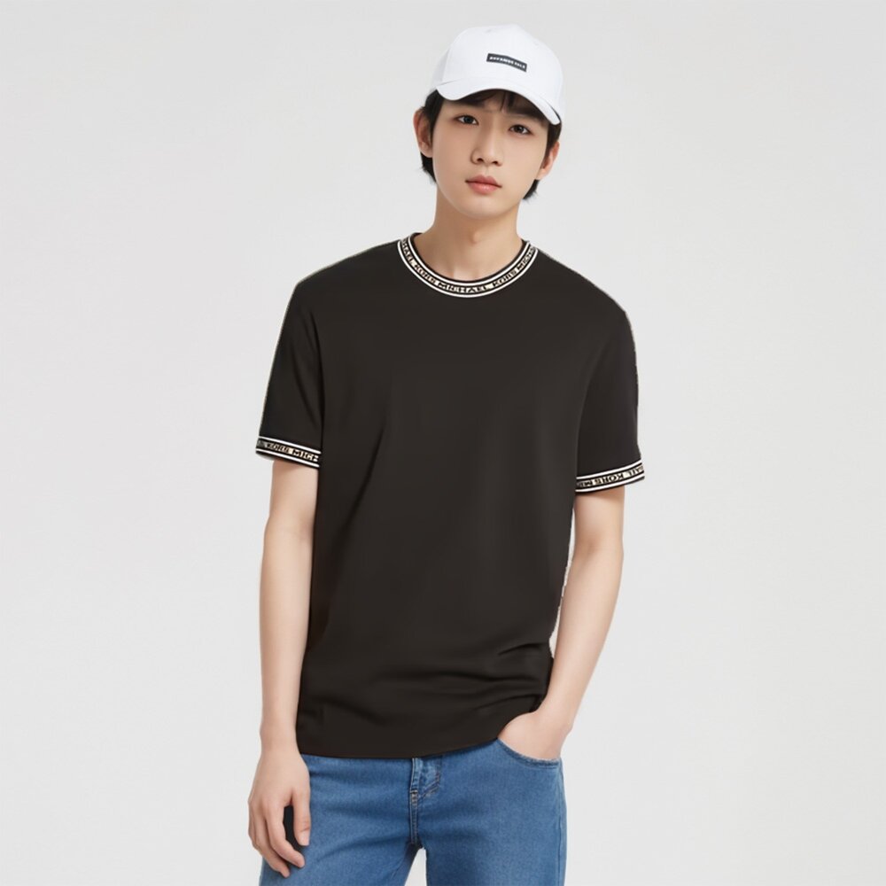 18549715507-MICHAEL KORS MK 男 領口袖口串標 短袖 短T