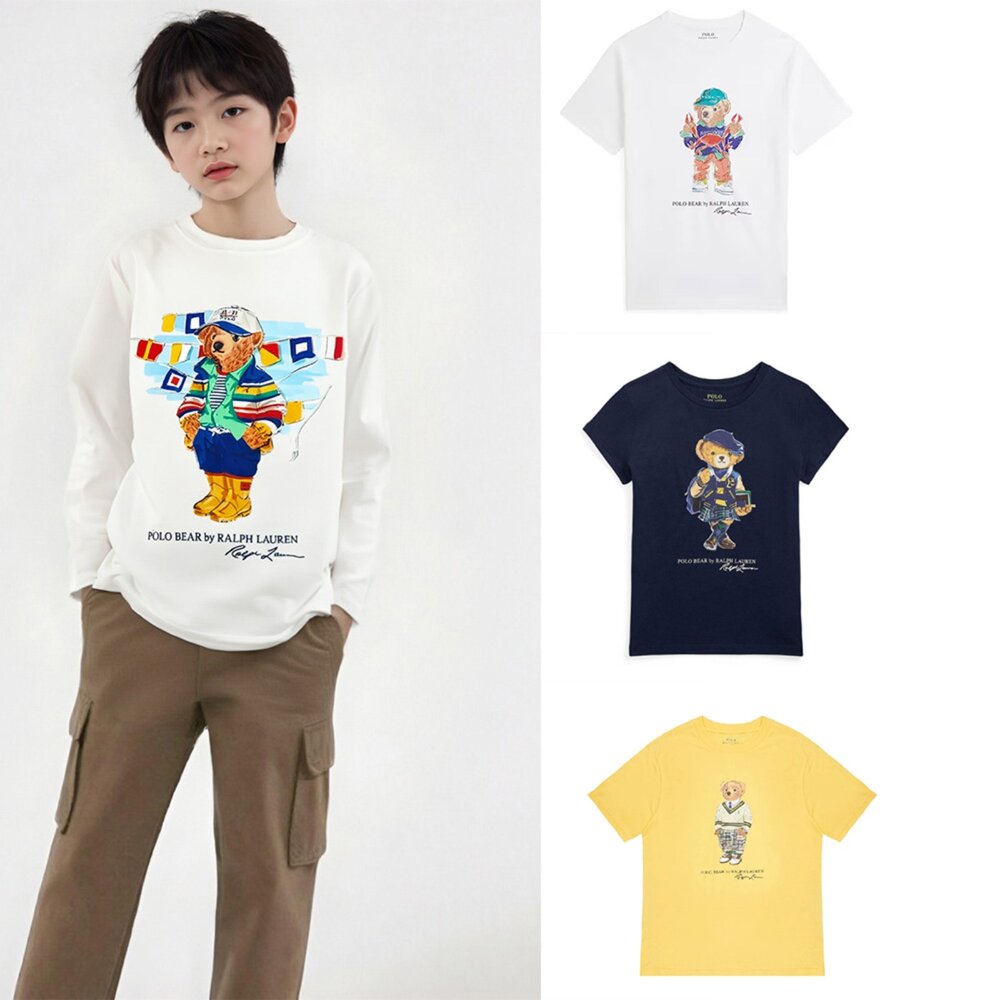 polo ralph lauren POLO 青年款小熊 POLO RL 經典小熊童裝T恤 封面照片