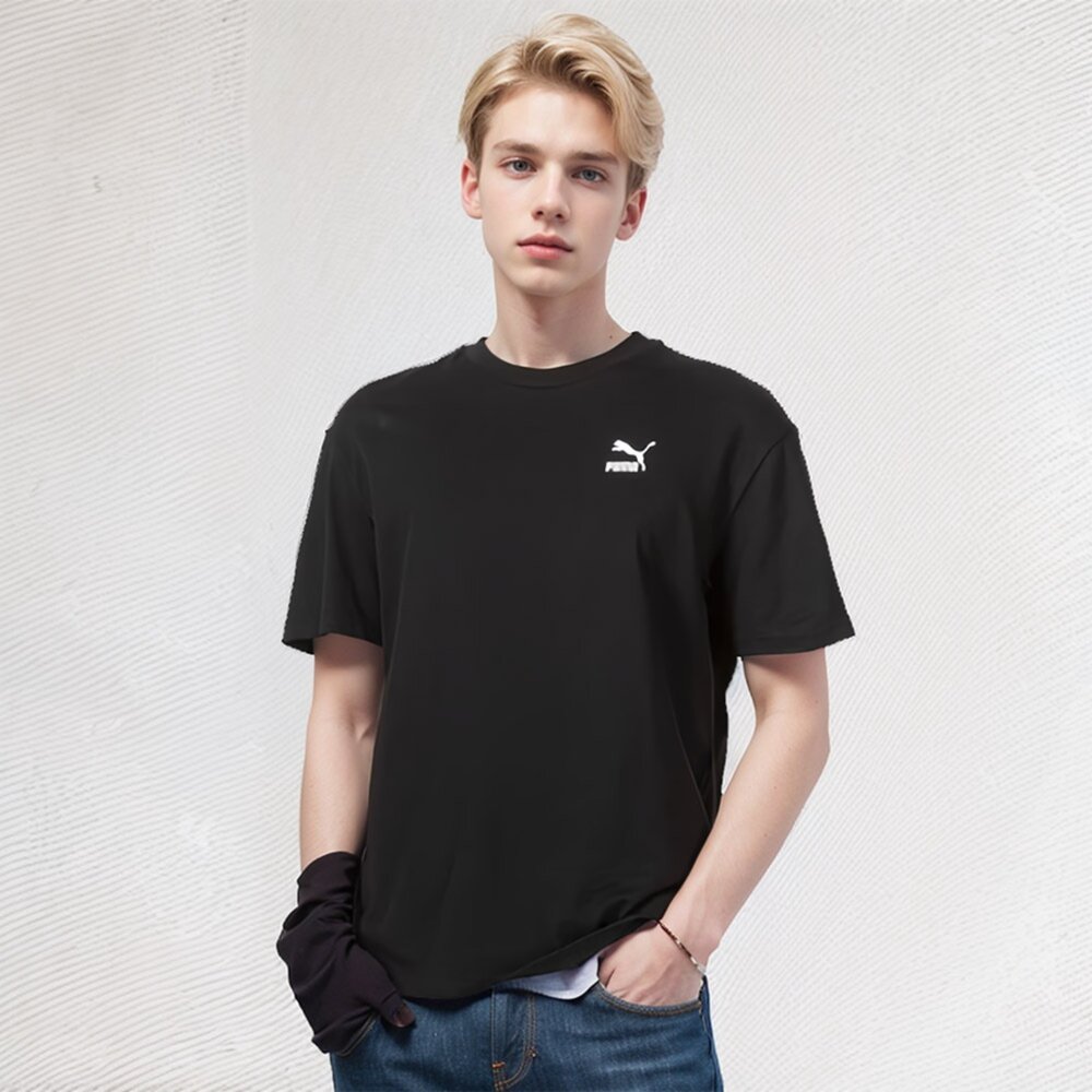 18549715510-puma 印花 運動 休閒 短袖