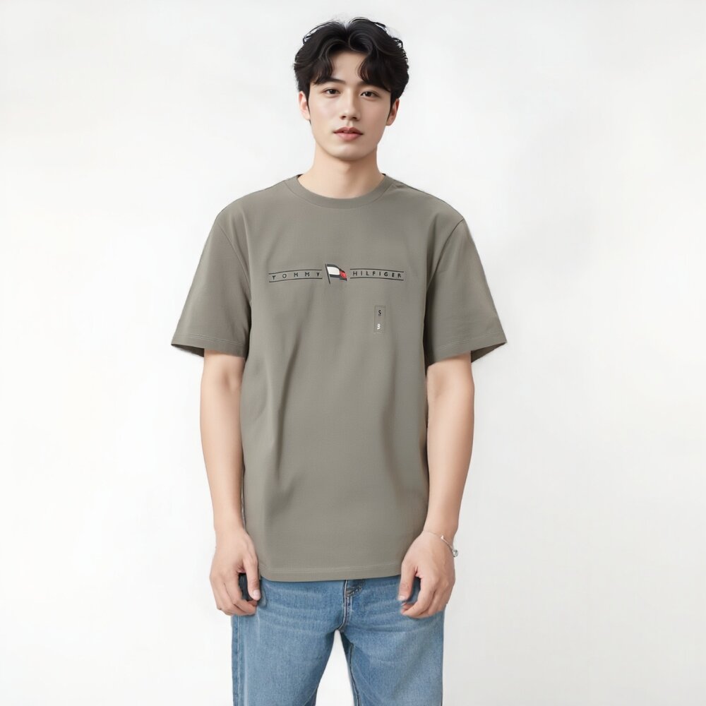 Tommy Hilfiger 圓領短袖 刺繡 上衣 短袖 t shirt-圖片-1