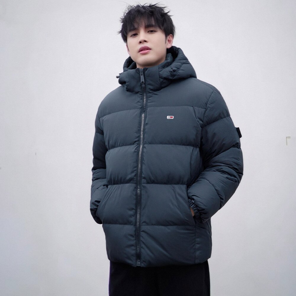 Tommy Hilfiger 羽絨連帽外套 可拆卸帽子 保暖防風禦寒外套-圖片-2