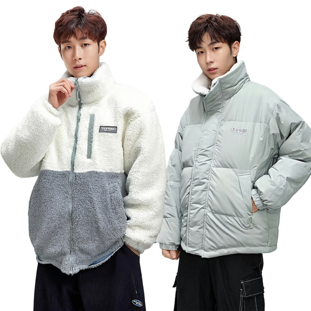 WHO.A.U 韓國 秋冬 雙面穿 外套 連帽外套 情侶款 多色 多款 MOMO 封面照片