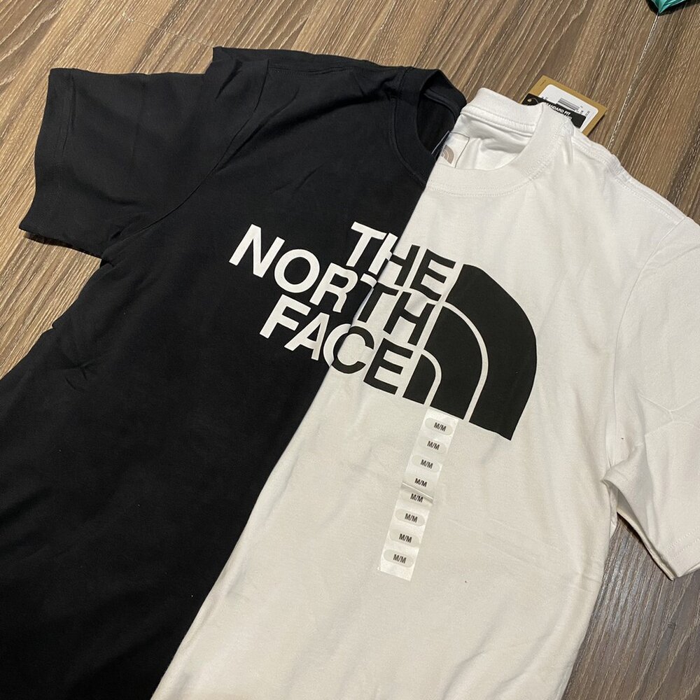 THE NORTH FACE 北臉 情侶款 經典LOGO圓領短T 短袖 素T 版型偏大 短袖t恤 上衣 休閒短袖 大尺碼-圖片-6