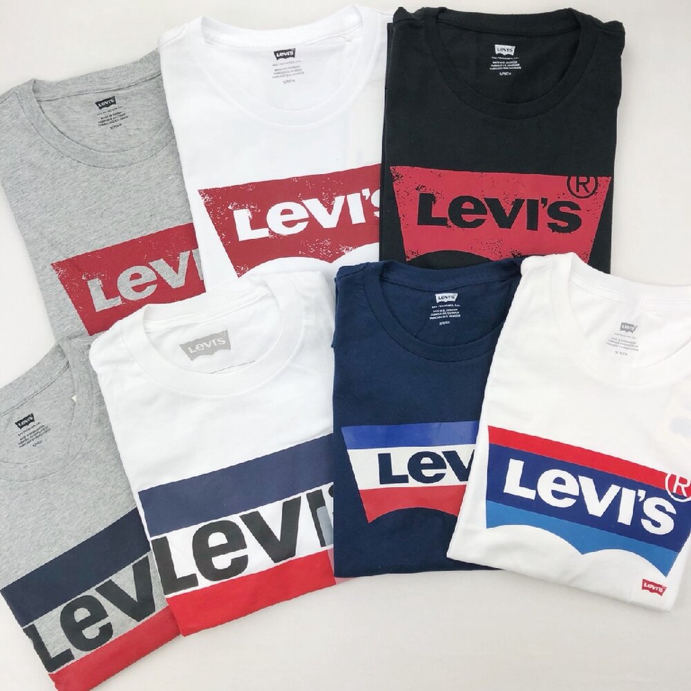 LEVIS 成人款 夏季 t恤 情侶款 上衣 短袖 t恤 刷舊 男生衣著 情侶裝 休閒短袖 美國代購 男生短袖 素T-圖片-2