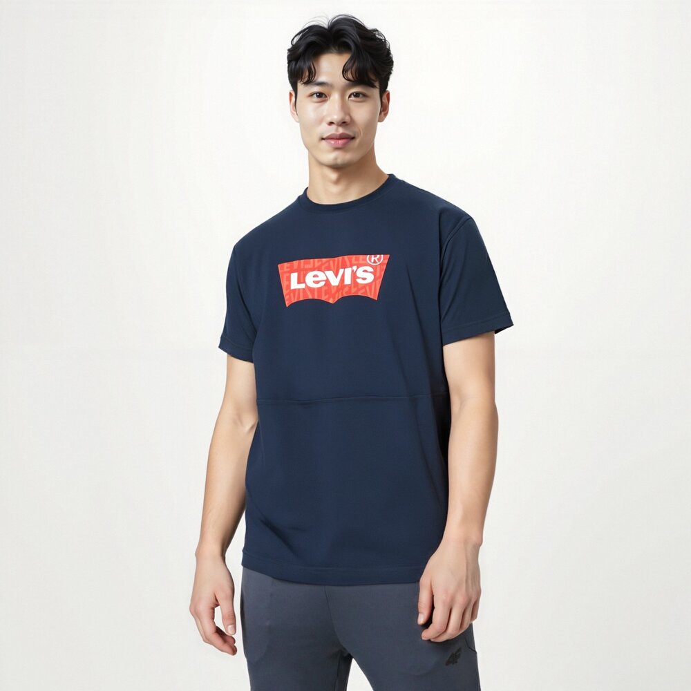 LEVIS 成人款 夏季 t恤 情侶款 上衣 短袖 t恤 刷舊 男生衣著 情侶裝 休閒短袖 美國代購 男生短袖 素T-圖片-5