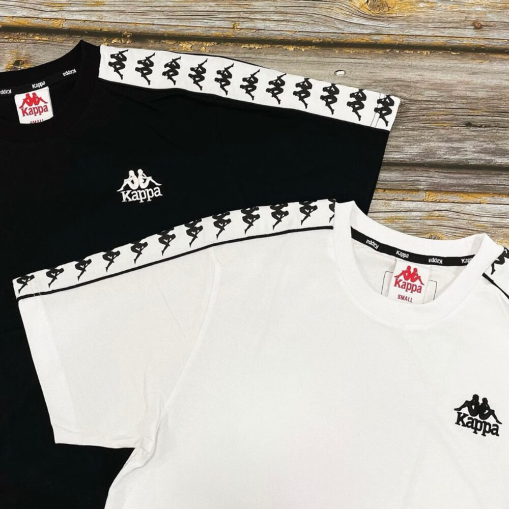 KAPPA 222 Banda 短袖 上衣 串標 刺繡LOGO 版型偏大 短袖上衣 男生衣服 情侶裝 衣服 現貨-圖片-1
