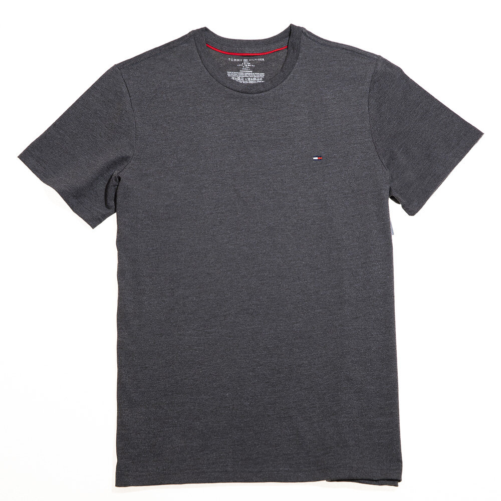 TOMMY 刺繡 素T 經典小LOGO 上衣 短袖 情侶裝 t shirt 大尺碼 成人 男生衣著 短袖 t 恤 661-圖片-4