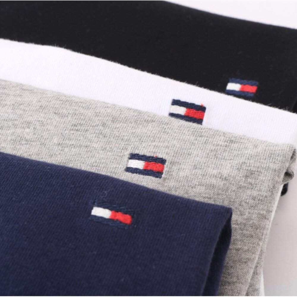 TOMMY 刺繡 素T 經典小LOGO 上衣 短袖 情侶裝 t shirt 大尺碼 成人 男生衣著 短袖 t 恤 661-圖片-7