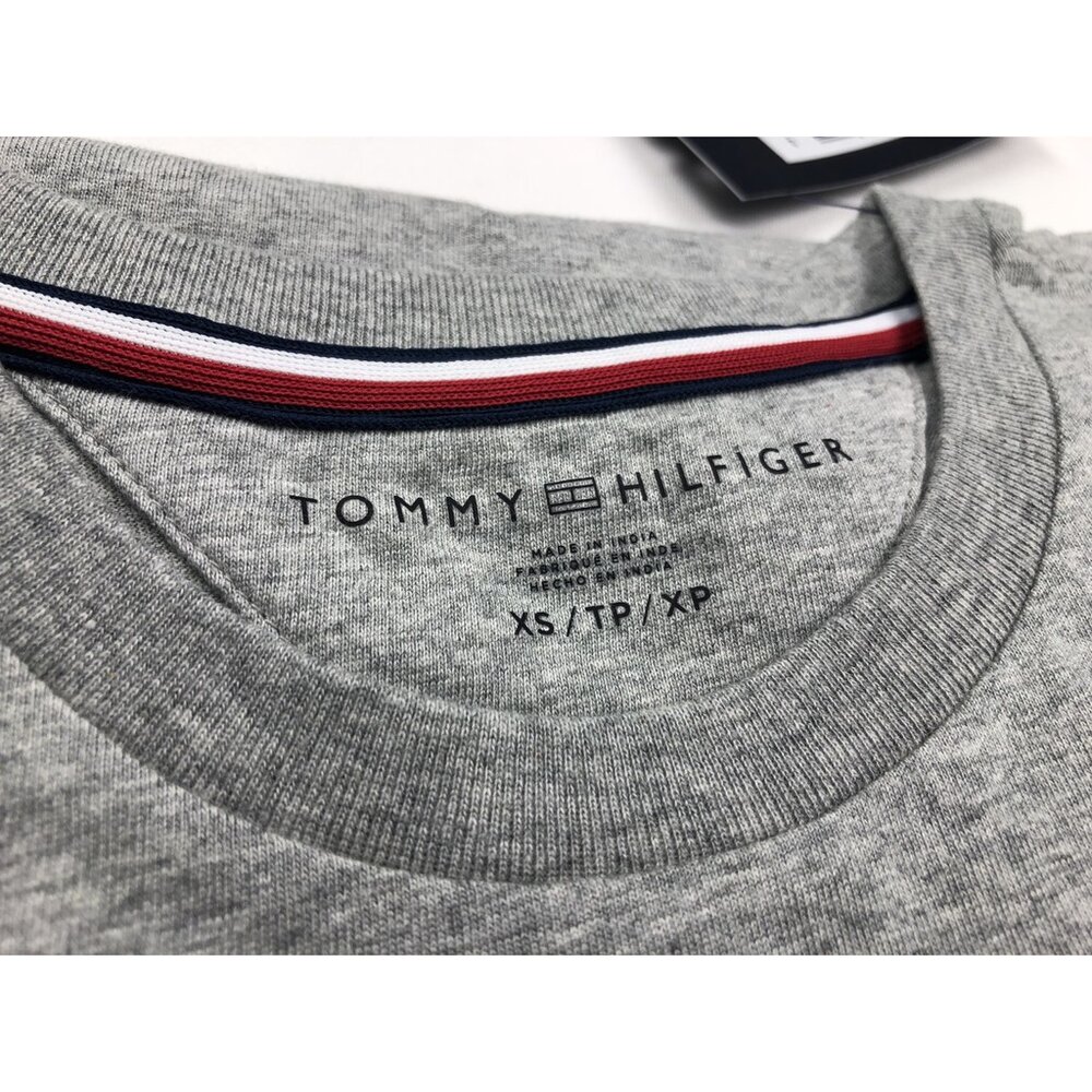 TOMMY 刺繡 素T 經典小LOGO 上衣 短袖 情侶裝 t shirt 大尺碼 成人 男生衣著 短袖 t 恤 661-圖片-8