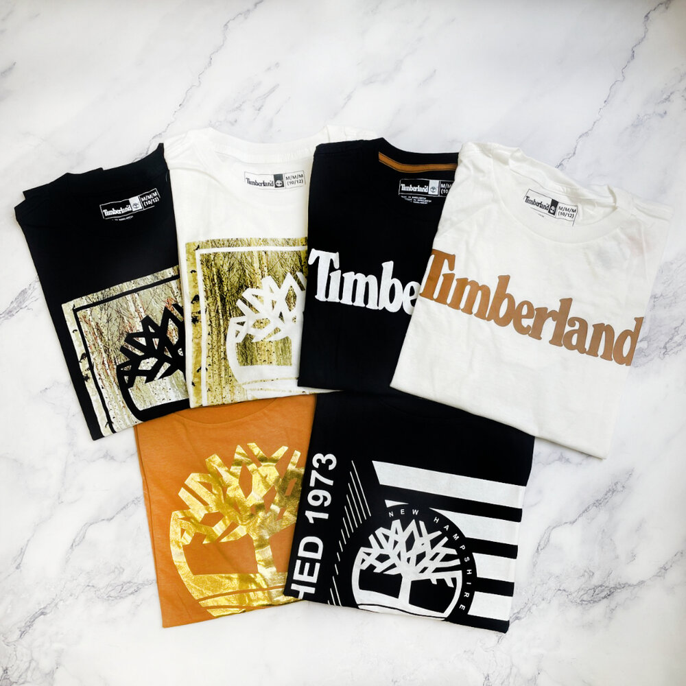 2123326173-timberland 情侶 短袖 t 恤 大Logo 短袖t恤 青年款 衣服 短袖 素t 現貨 t shirt