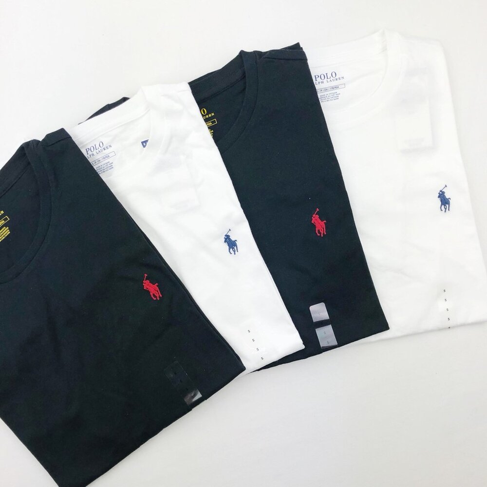 POLO Ralph Lauren 成人 情侶裝 素t 小馬 刺繡 短袖 上衣 素面Logo 短袖 t 恤 1108-圖片-7