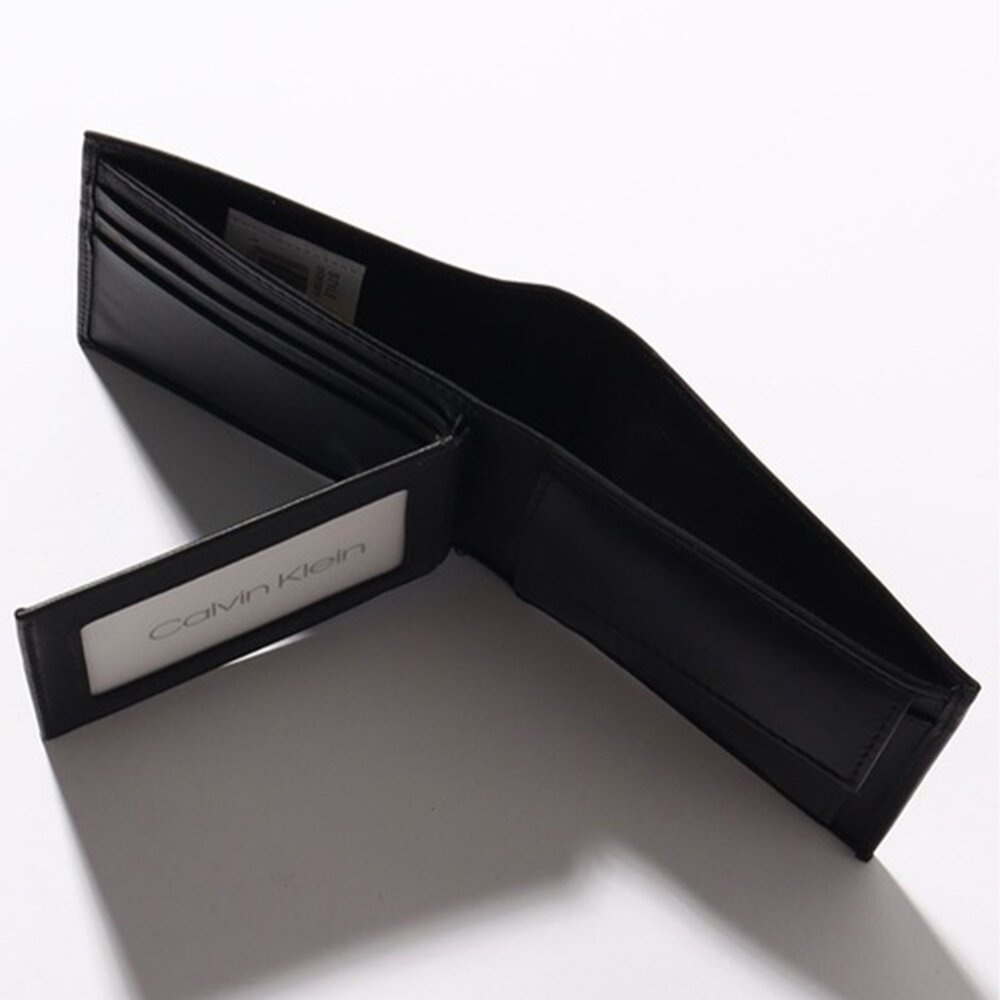 Calvin Klein CK 男生皮夾 防刮 皮面 零錢袋 全卡層 可放照片-圖片-11