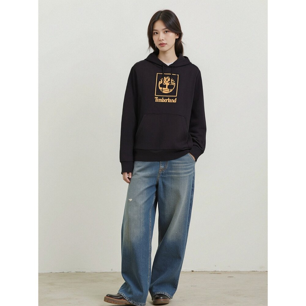 TIMBERLAND 大學T/帽T 內刷毛 加絨 厚磅 刺繡小LOGO 長袖 版型偏大-圖片-11