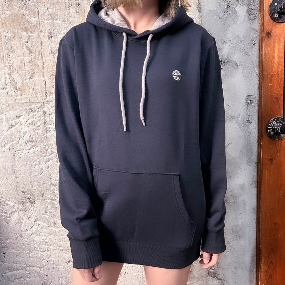 TIMBERLAND 大學T/帽T 內刷毛 加絨 厚磅 刺繡小LOGO 長袖 版型偏大-圖片-5