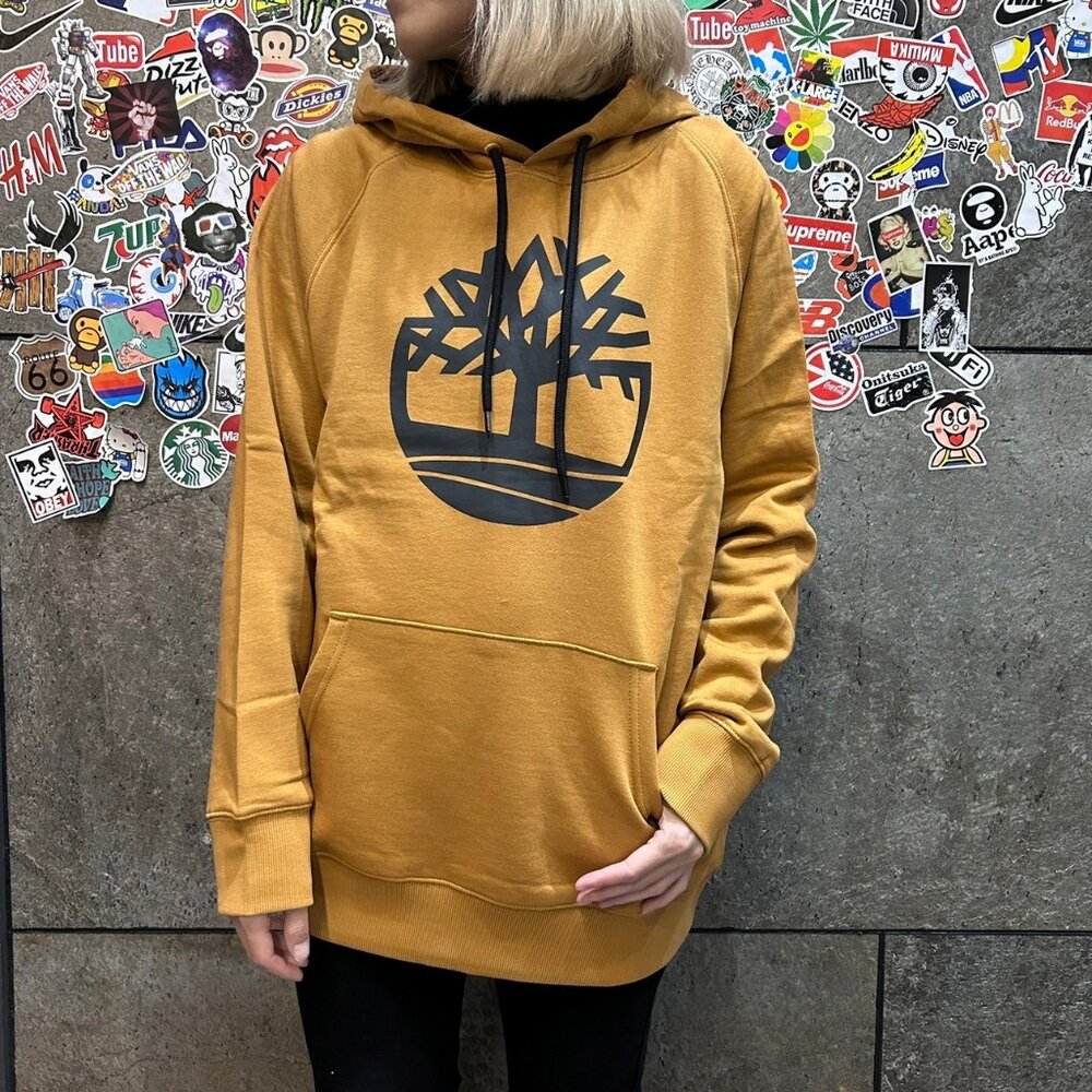 TIMBERLAND 大學T/帽T 內刷毛 加絨 厚磅 刺繡小LOGO 長袖 版型偏大-圖片-9