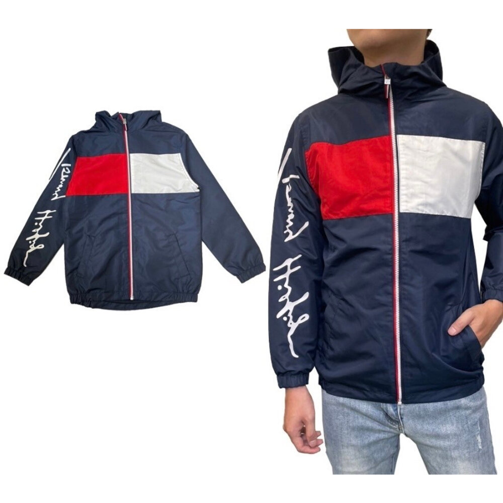 23276382777-Tommy Hilfiger 湯米 青年款 風衣外套 經典三色 男女皆可穿