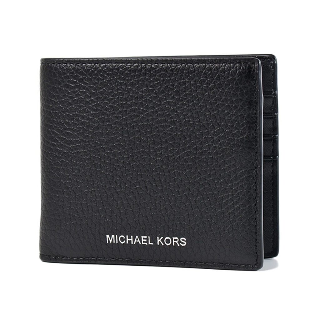 Michael kors Mk 短夾 經典 滿版 搭配鐵牌logo 防刮 男生短夾 八卡 零錢袋 正品 現貨 美國代購-圖片-11