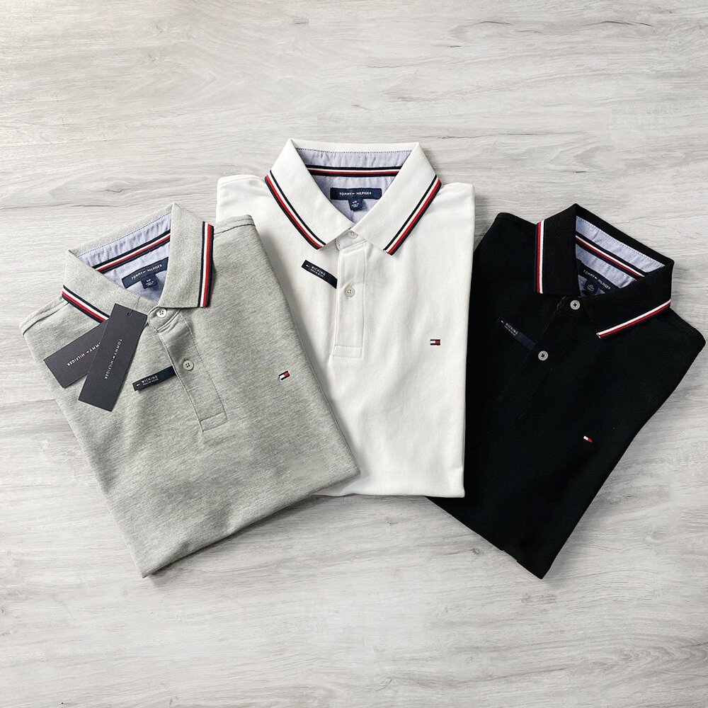 Tommy Hilfiger 短袖 POLO衫 刺繡 小LOGO款 棉質 男生衣服 短袖上衣 寬鬆上衣 大尺碼 美國代購-圖片-10
