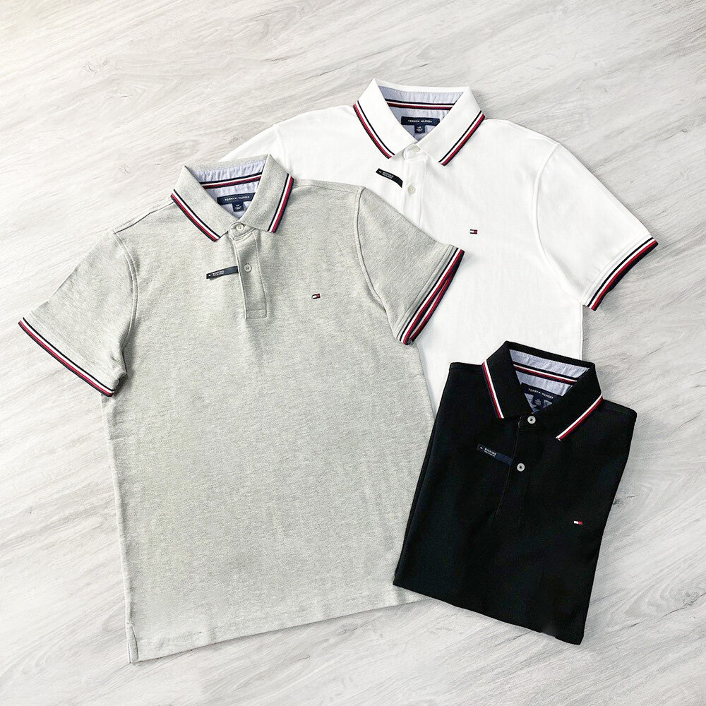 Tommy Hilfiger 短袖 POLO衫 刺繡 小LOGO款 棉質 男生衣服 短袖上衣 寬鬆上衣 大尺碼 美國代購-圖片-11