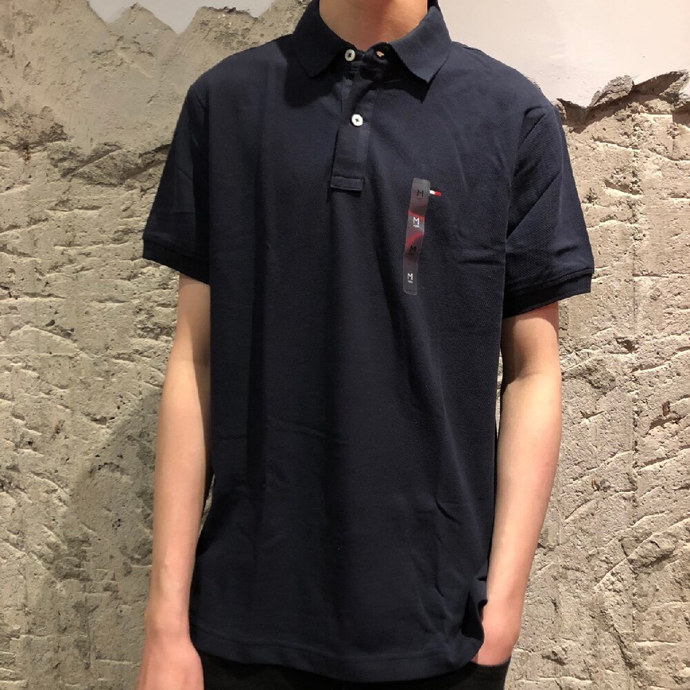 Tommy Hilfiger 短袖 POLO衫 刺繡 小LOGO款 棉質 男生衣服 短袖上衣 寬鬆上衣 大尺碼 美國代購-圖片-4