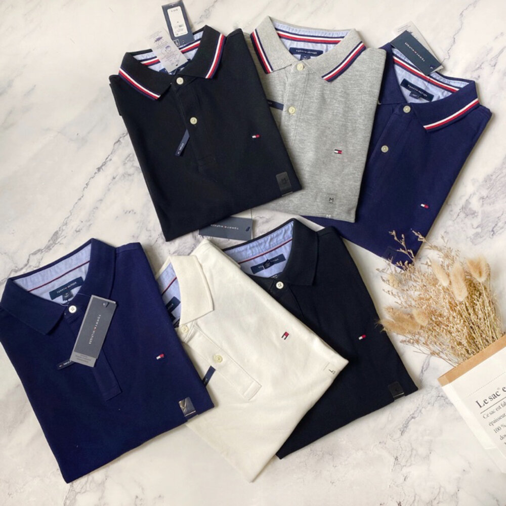 2335760629-Tommy Hilfiger 短袖 POLO衫 刺繡 小LOGO款 棉質 男生衣服 短袖上衣 寬鬆上衣 大尺碼 美國代購