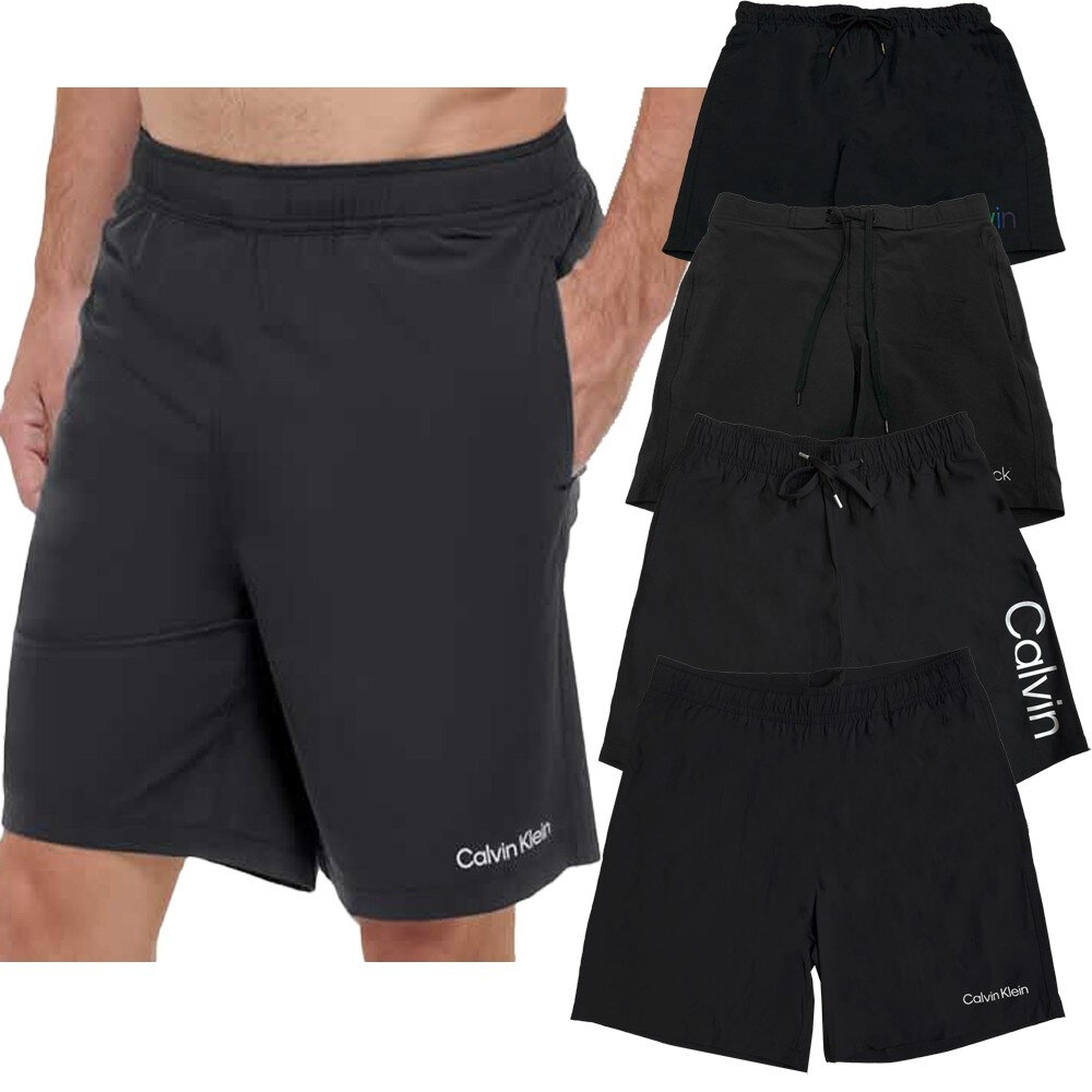 CalvinKlein凱文克萊CK短褲海灘褲男生短褲膝上短褲聚酯纖維舒適透氣美國代購