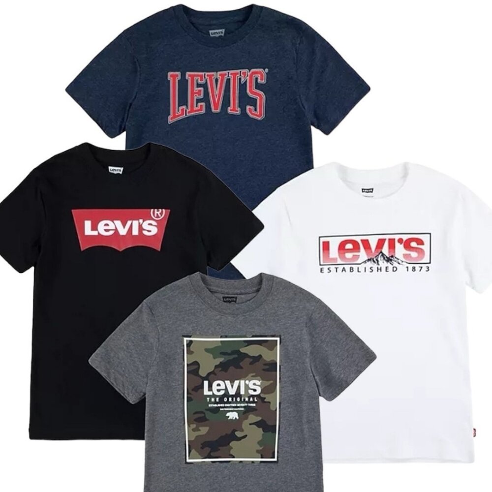 24329258820-Levi's 青年 經典短TEE 兩件組   米彩 山脈 經典 LEVIS 情侶款   T-shirt 短T t恤