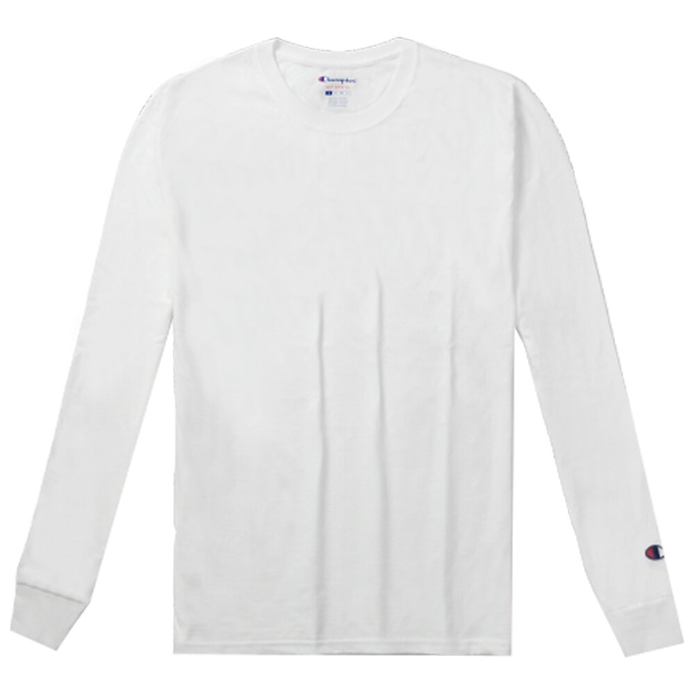 Champion CC8C 5.2oz 硬挺 繡標 素面 螺紋 長TEE 冠軍T 素T 長袖T 薄長T 冠軍T 素T-圖片-2