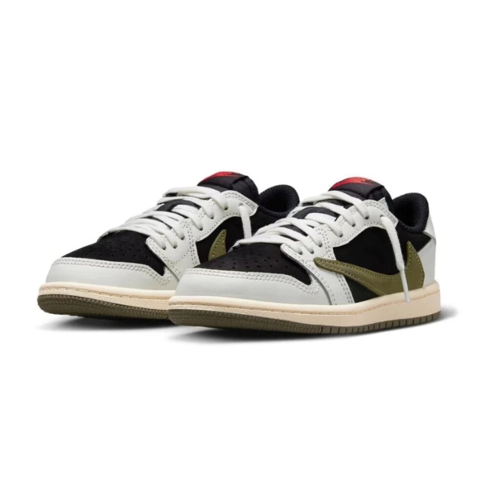250326150301-NIKE 耐吉 休閒鞋 倒鉤 Travis Scott x Air Jordan 1 Low OG Medium Oli