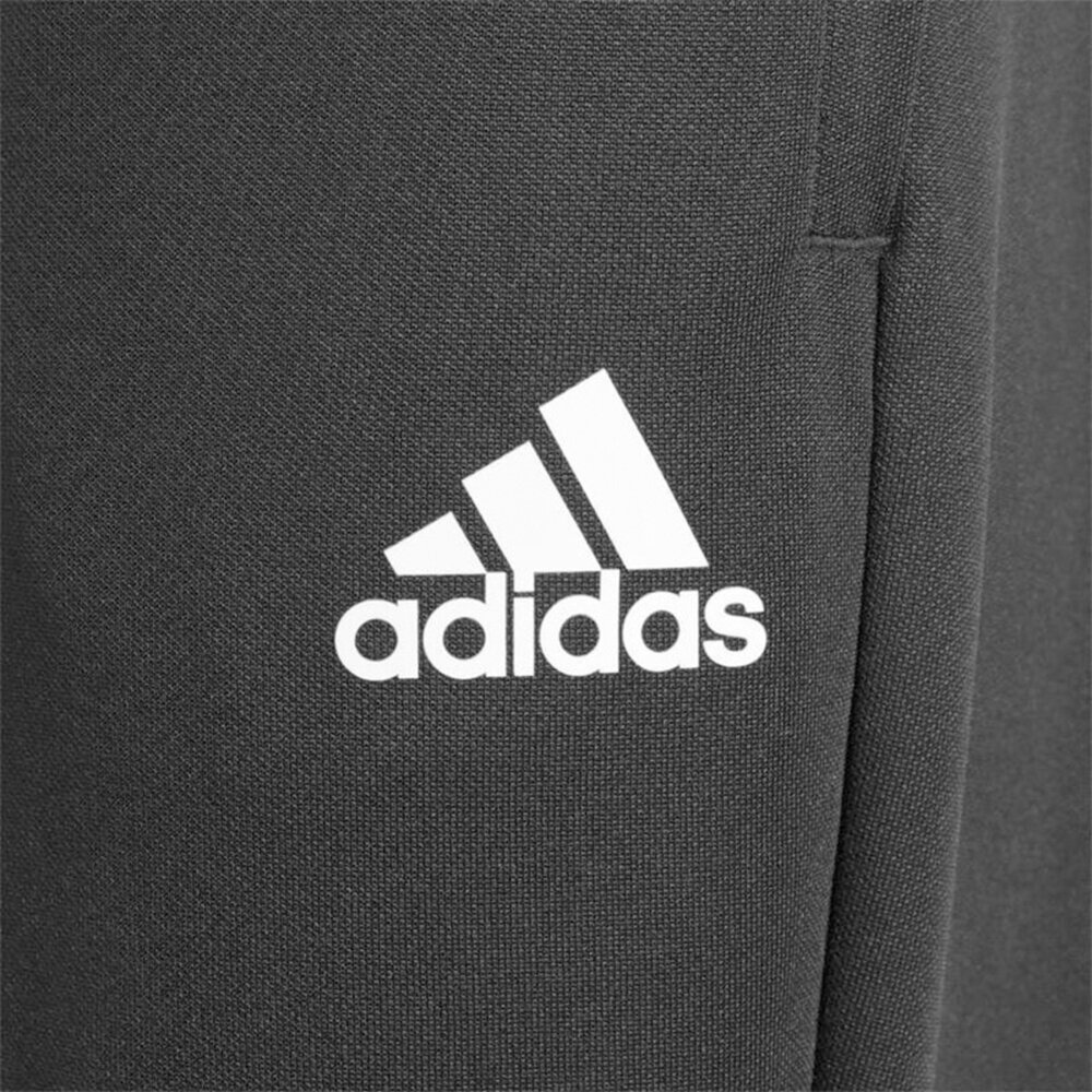 adidas 愛迪達 素面 縮口長褲 黑色 男裝 休閒長褲 運動長褲-圖片-3