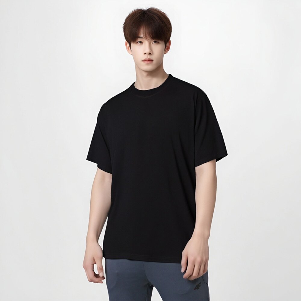 240克 16支 紗緊密賽洛紡 重磅 落肩 不透光 不激凸 精梳棉 素面 T恤-圖片-1